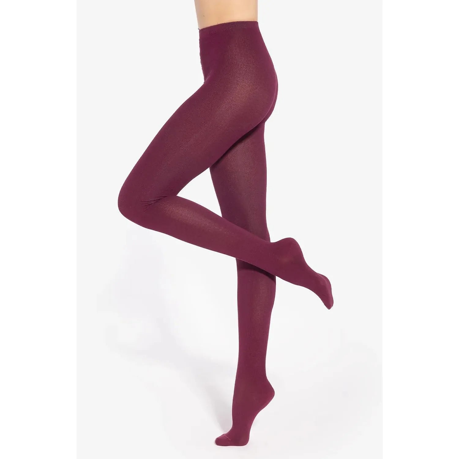 Collant opaque bordeaux Gatta 220113, coupe ajustée, design classique, confort maximal pour un style élégant et raffiné.