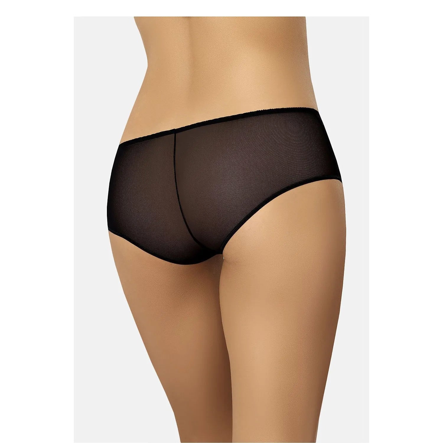 Culottes en filet noir transparent pour femme, élégantes et confortables, mettant en valeur la silhouette, modèle Teyli 22...