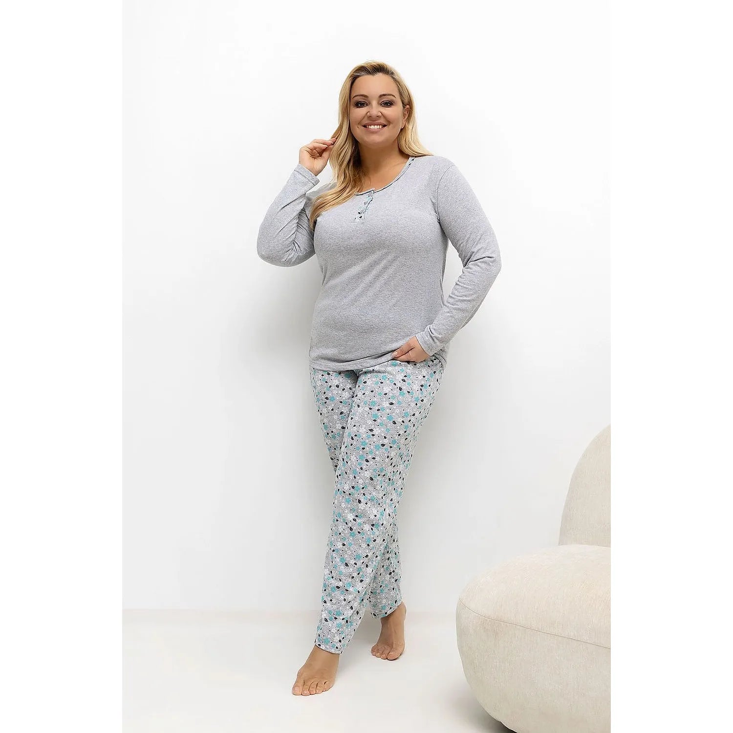 Pyjama Taille Plus model 221182 Forever Pink 