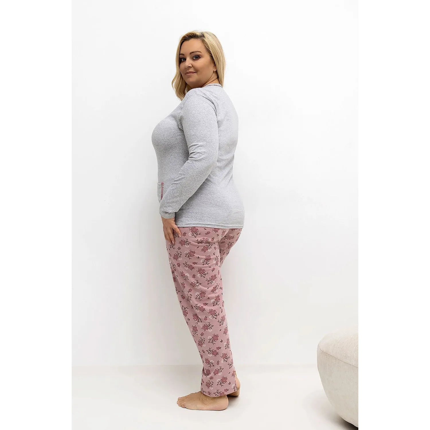  Pyjama Taille Plus model 221192 Forever Pink 