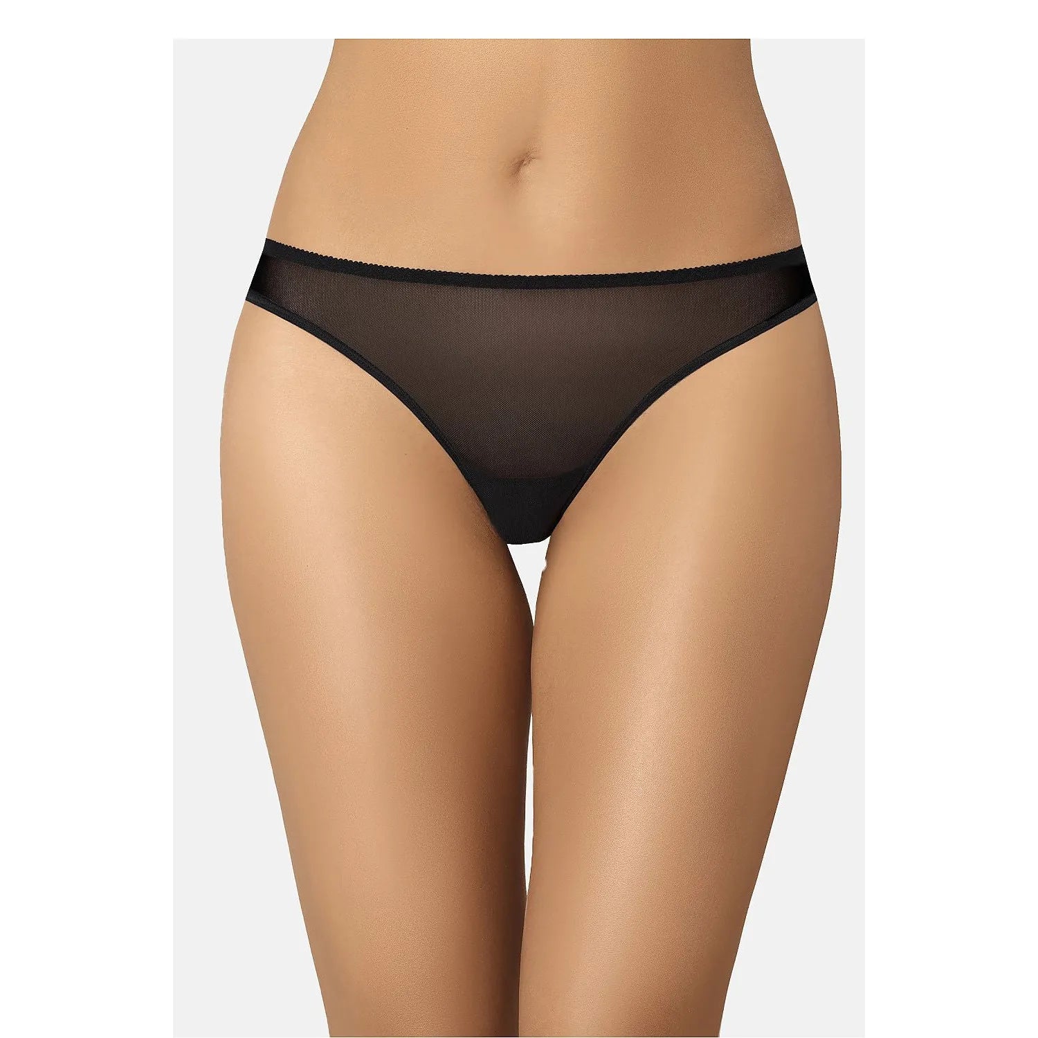 Culottes brésiliennes dentelle noire femme confort et maintien sexy Teyli