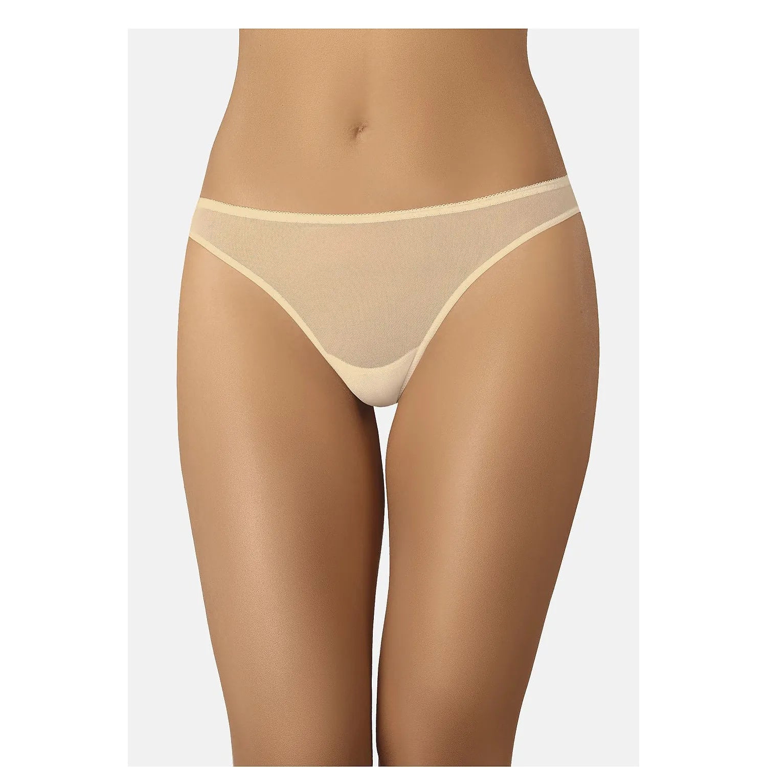 Culottes brésiliennes sexy beige dentelle florale confort durable Teyli