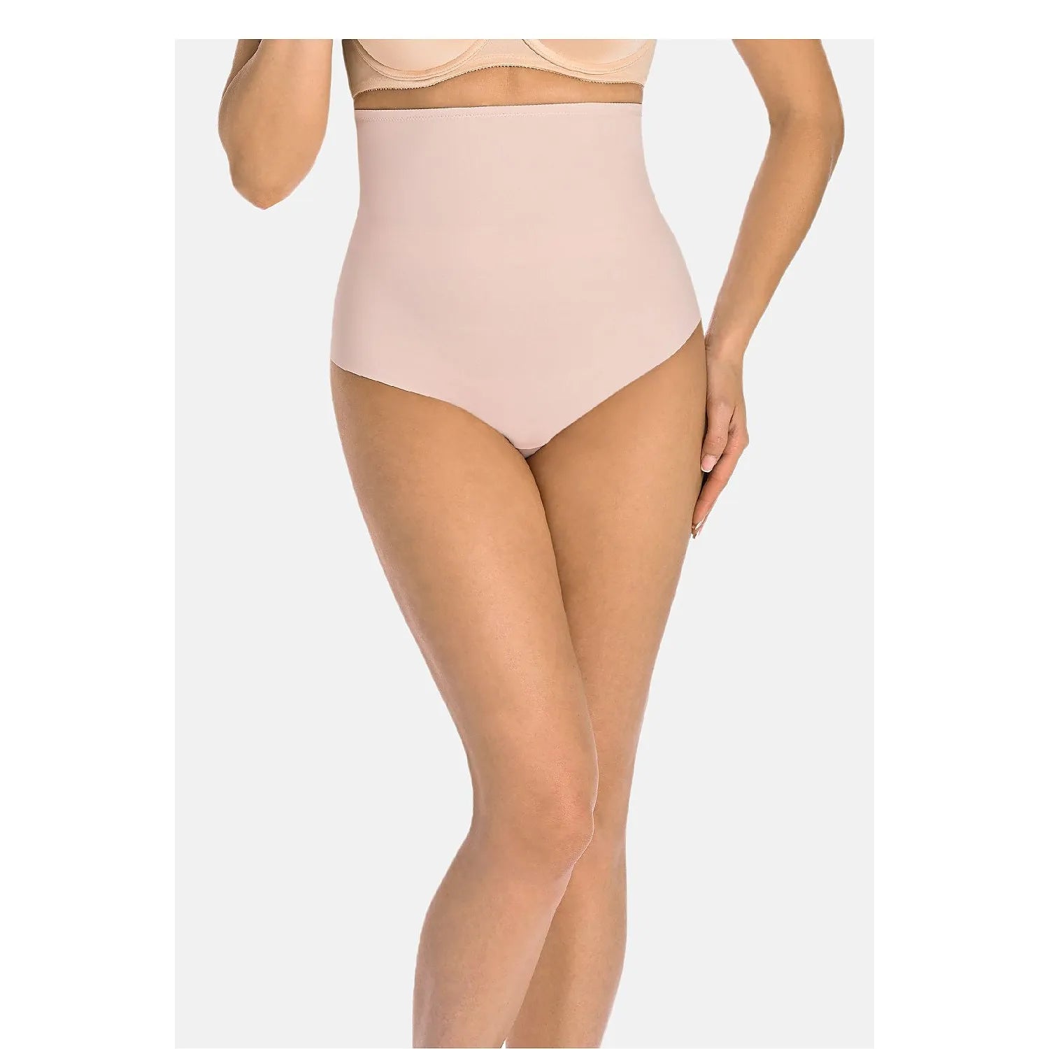 Culotte modelante taille haute beige sans couture Teyli 228830