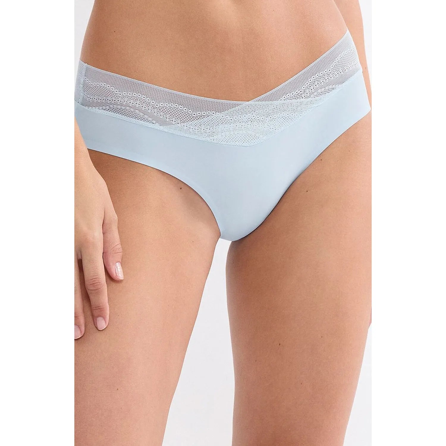 Culottes femme hipster microfibre dentelle recyclée confort invisible Triumph