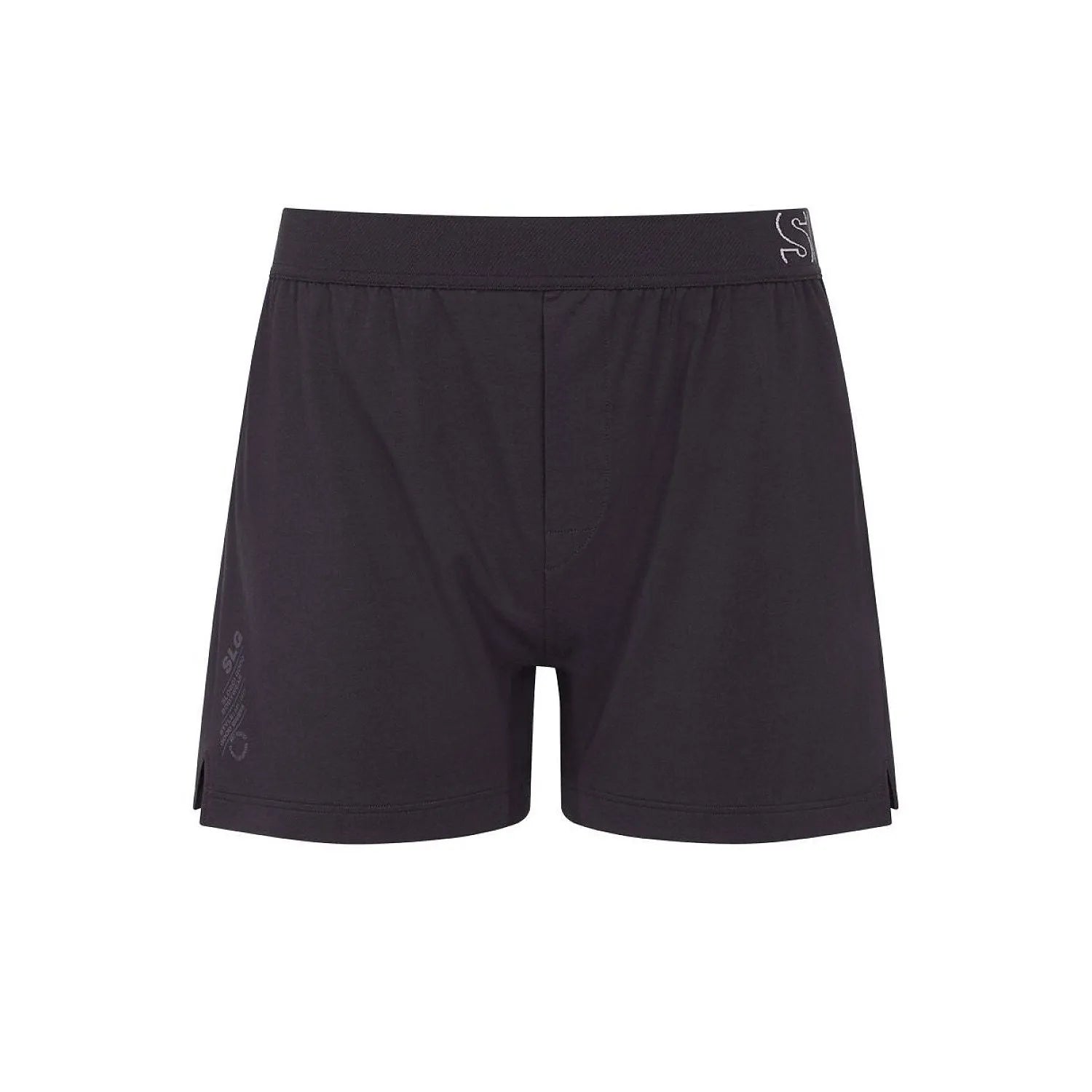 Boxer homme noir Sloggi 229976, coton bio doux, coupe classique, élastique à la taille, confort et style moderne.