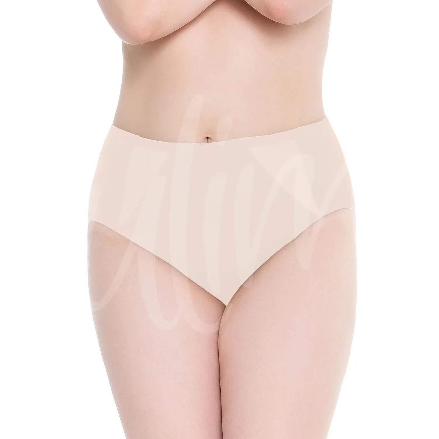 culottes invisibles sans couture maille inserts Julimex lingerie technologie invisible coton élasthanne polyamide douceur élasticité silhouette lisse beige cadeau