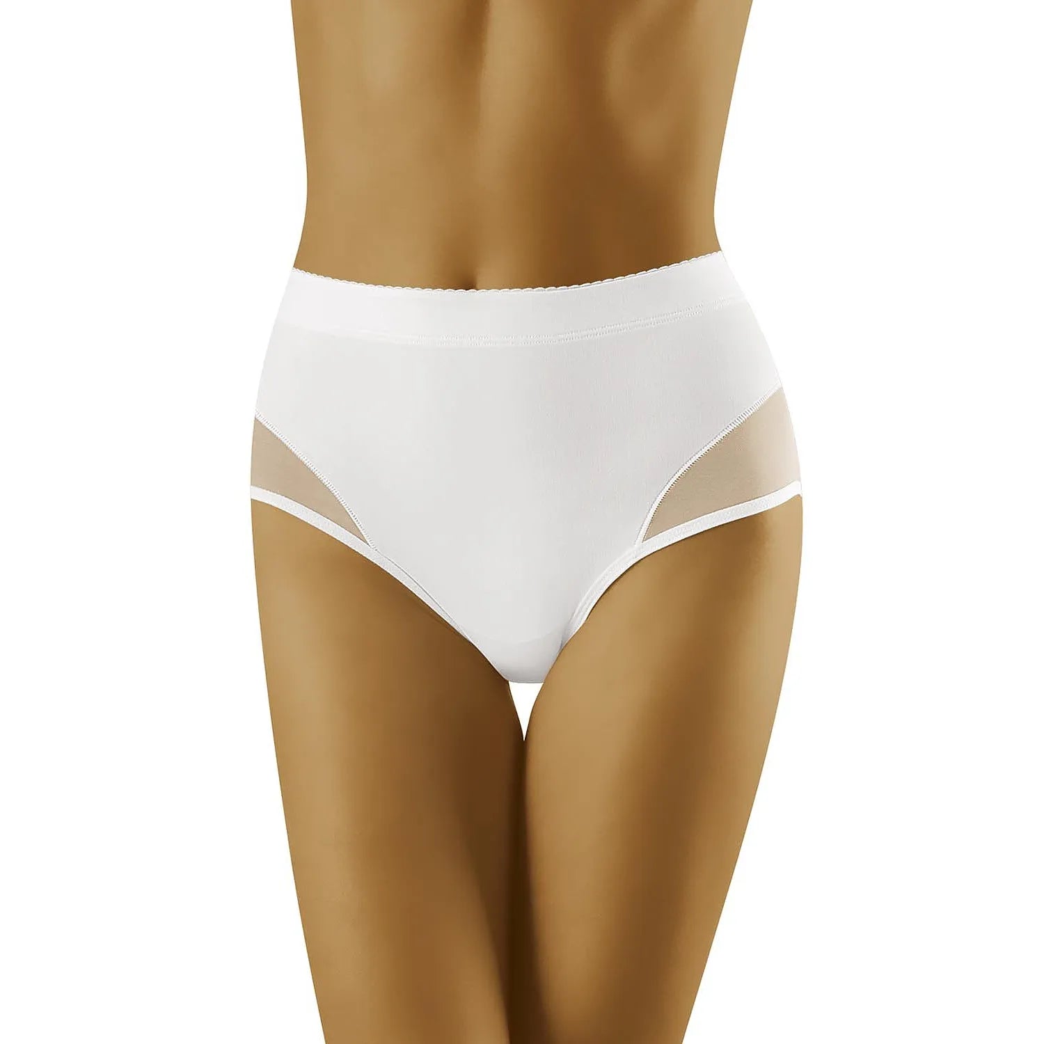 culotte lisse galbante ventre hanches féminine été Wolbar modèle blanche confort discrète silhouette affinée finition délicate respirante invisible maintien légère
