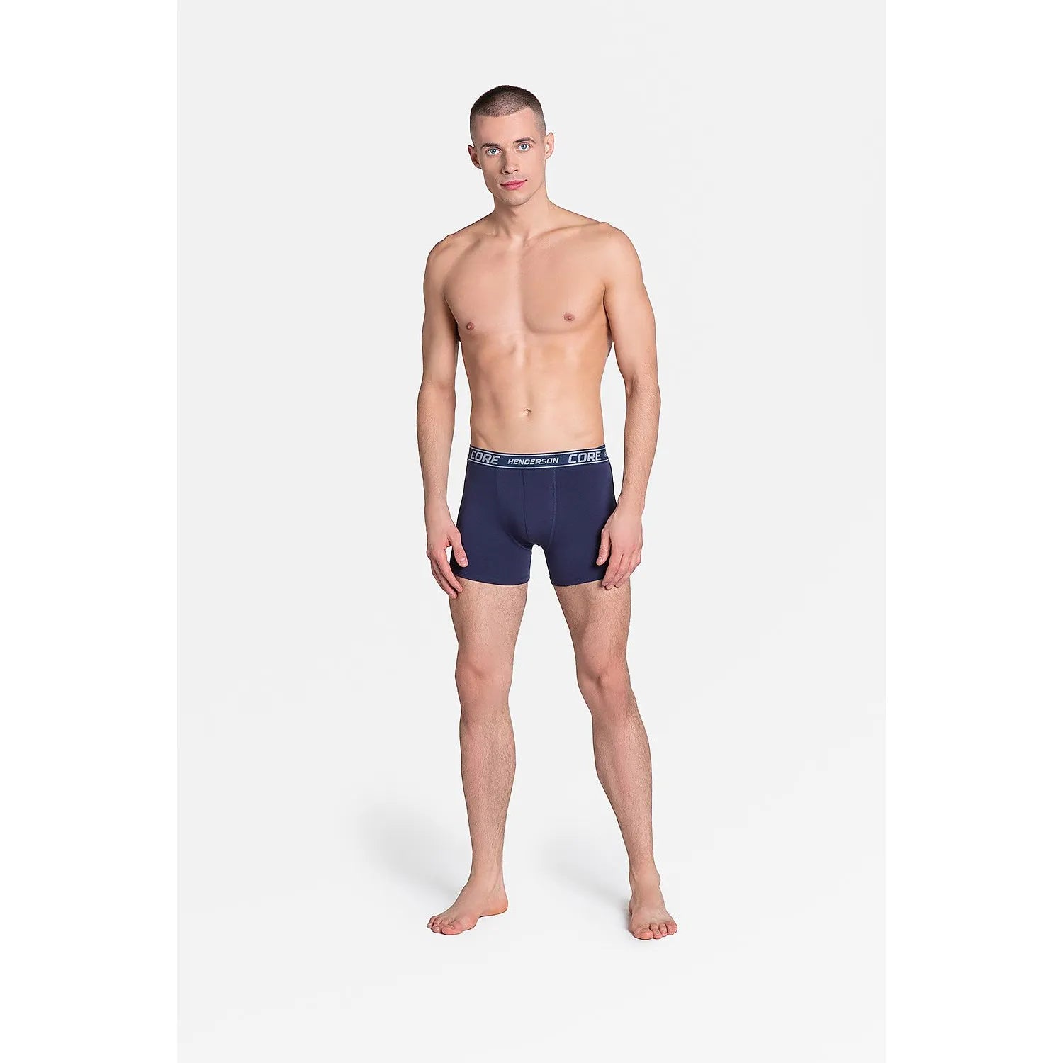 boxer hommes confortable athlétique coton élasthanne respirant doux maintien sûr jambes longues coupe classique taille élastique logo discret