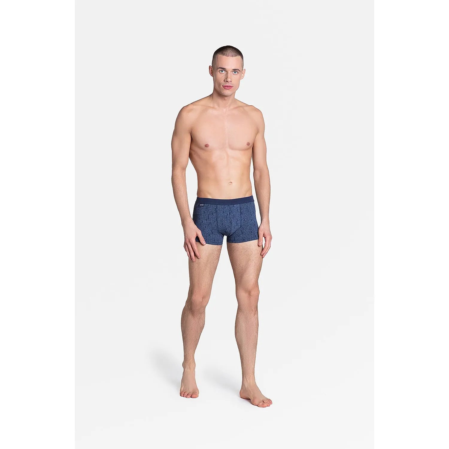 Boxer homme style bande dessinée imprimé lettres ajusté coton elastane confort taille élastique taillehanche ceinture XSXL