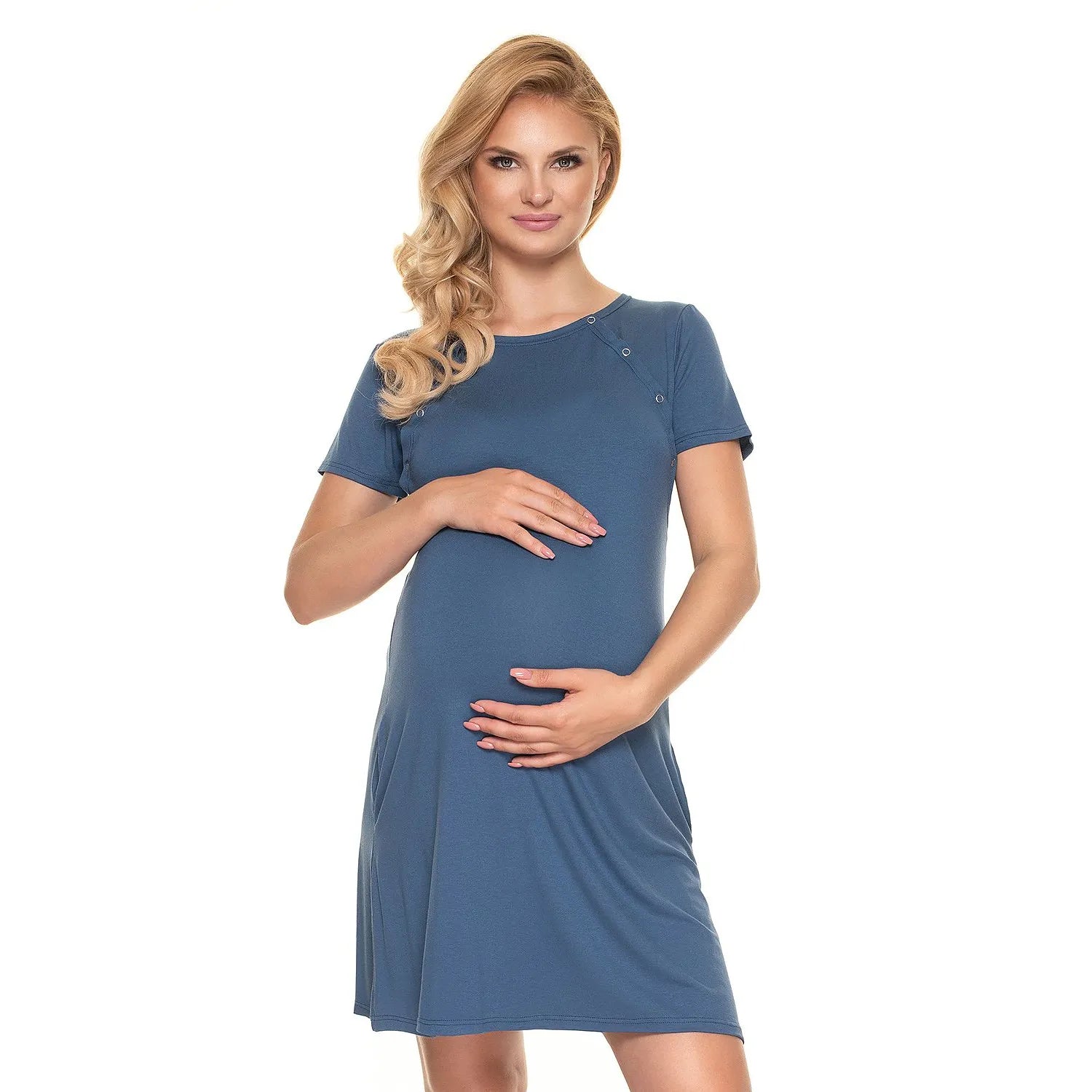 chemise nuit grossesse allaitement viscose élasthanne douce extensible hypoallergénique élégante pratique ajustable confortable soutien poitrine ventre durable tailles