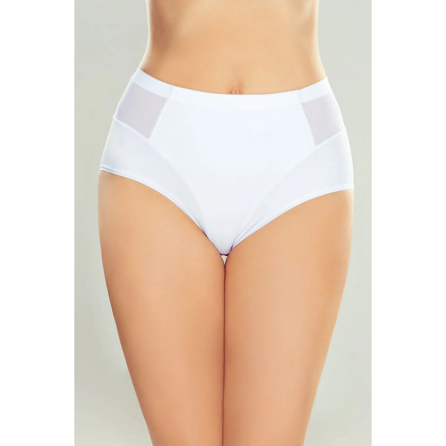 Culotte taille haute en microfibre model 161266 Eldar avec inserts maille latéraux maintien renforcé design épuré lingerie femme