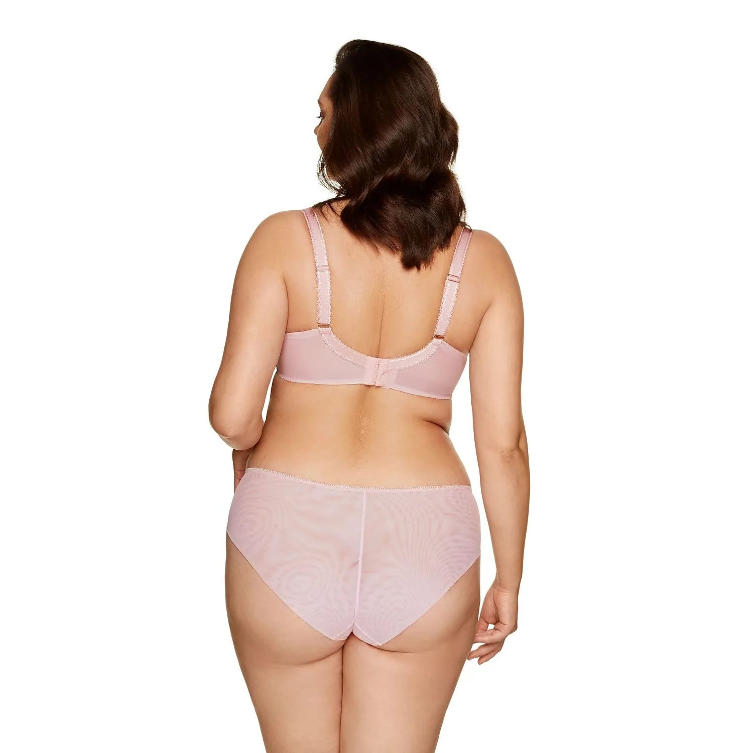 Culotte romantique rose en tulle brodé avec nœud délicat, gousset coton, élégance et confort par Gorteks.