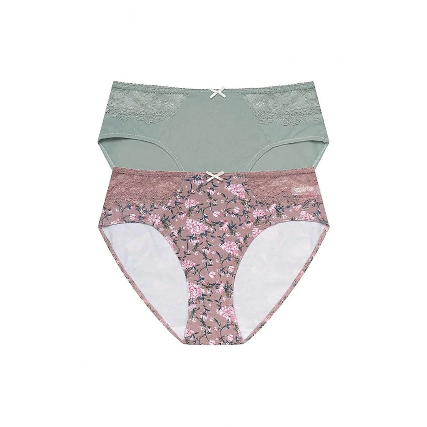 Ensemble culottes féminines élégantes dentelle coton elastane HALLY lingerie intime confortable toutes tailles S M L XL