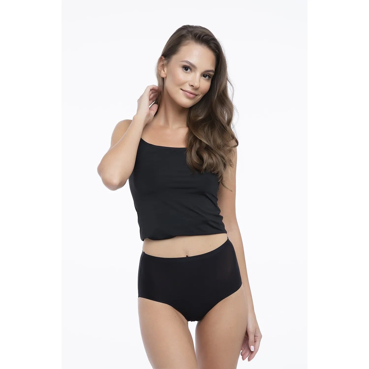 Culotte Julimex Taille Haute Invisible Inconspicue Sans Coutures Confort Optimal Hypoallergénique Douce Respirante Sculptante Élégante Coton Élasthanne Polyamide