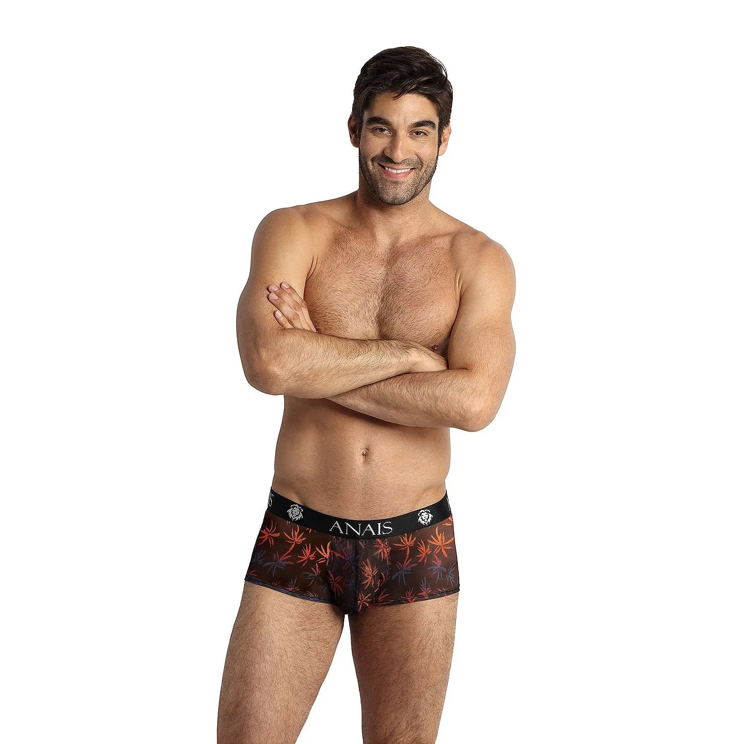 caleçon homme sport design Anais longues jambes ceinture élastique confort respirant extensible élasthanne polyamide durable discret