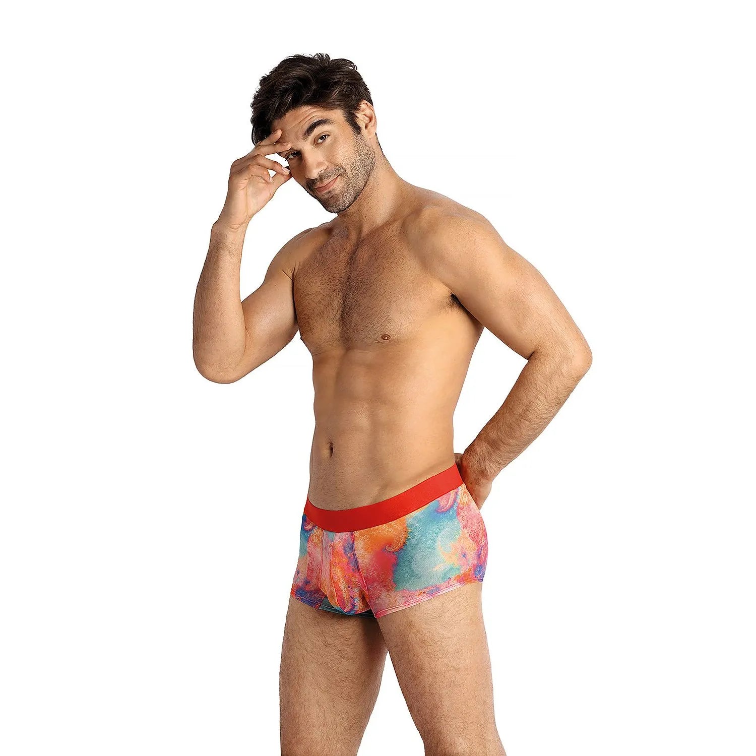 Boxer homme Anais 181801 coupe sportive haute qualité elasthanne polyamide taille ceinture discrétion comfort lingerie intime bien-être homme couple