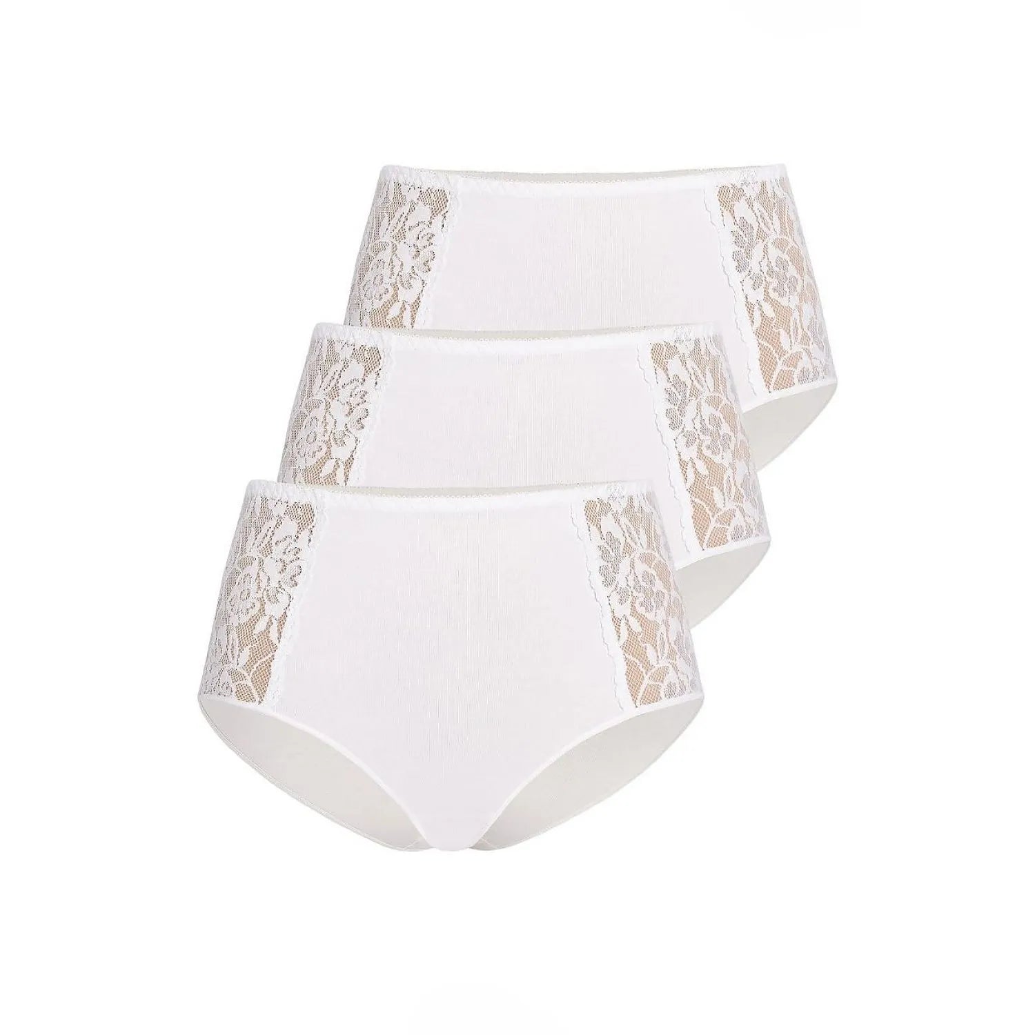Culottes hautes en dentelle florale pour femme, confort et élégance, lingerie intime féminine, tailles XS à XXXXXL, coton 95% élasthanne 5%, design intemporel
