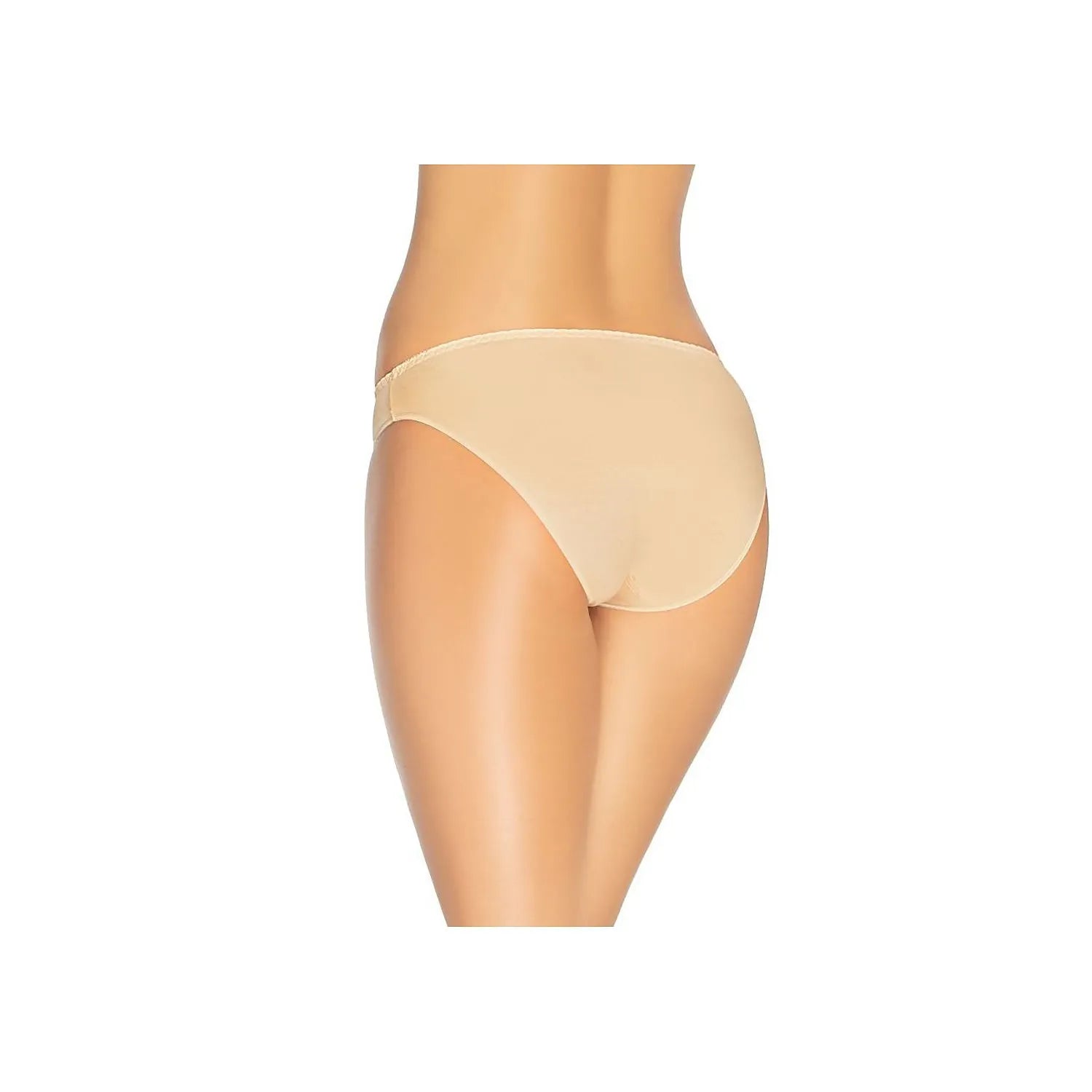 Culotte basse en bambou beige naturel pour femmes, coupe classique, taille XS à XXL, confort et élégance.