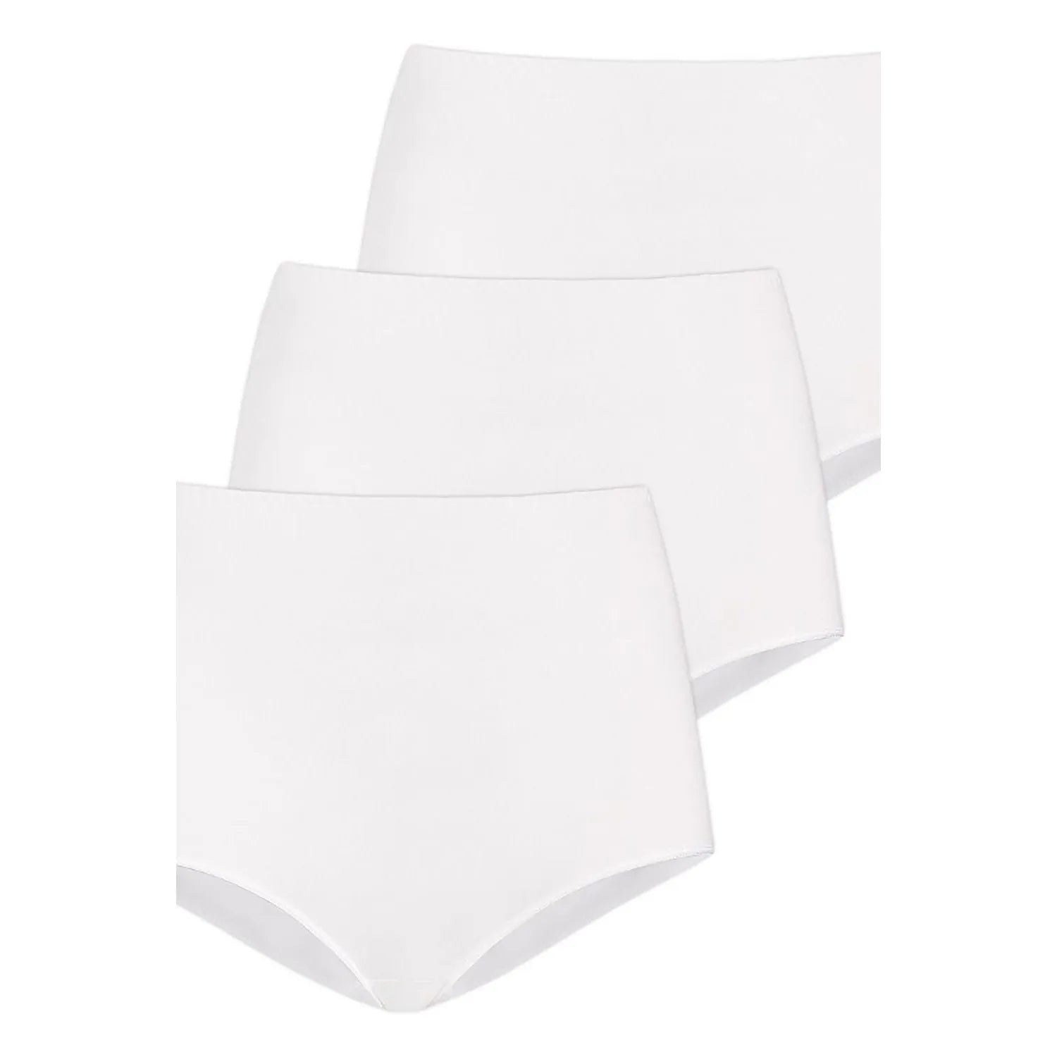 ensemble slips bambou taille haute lot trois pièces antibactérien respirant doux hypoallergénique absorption humidité discret coutures invisibles maintien abdominal confortable