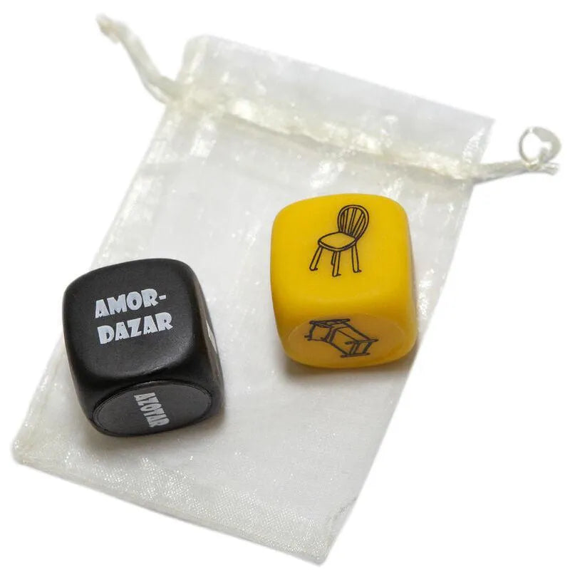dés noirs sado sensuels 36 combinaisons 30mm plastique acrylique hypoallergénique durable confortable prise main sac soie rangement jeu couple intime