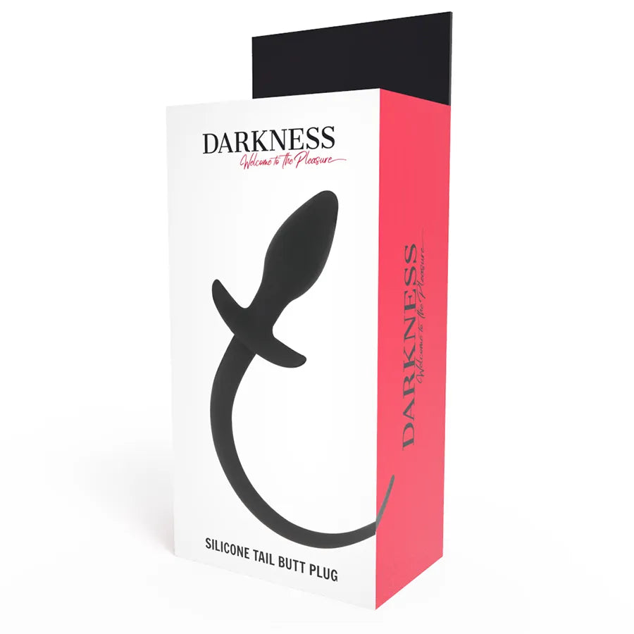 Dilatateur anal silicone noir ergonomique, texture douce, pour confort et sécurité, débutant à avancé, BDSM, sur fond blanc.