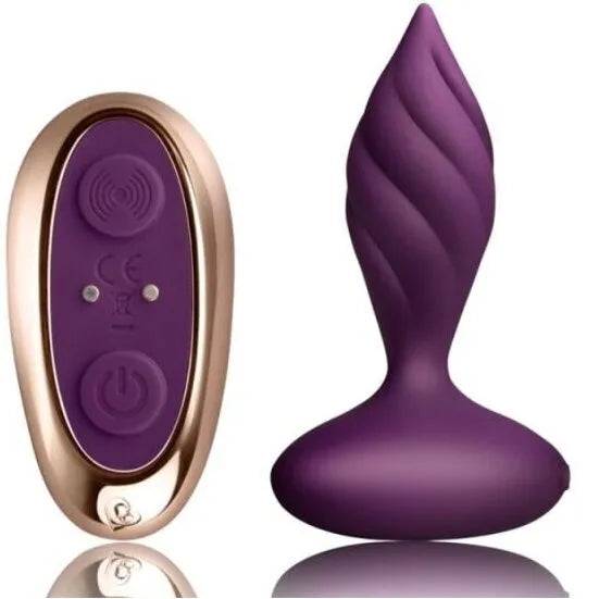 dilatateur anal silicone qualité médicale télécommande vibrations puissantes dix niveaux pulsations profilé conique col effilé étanche