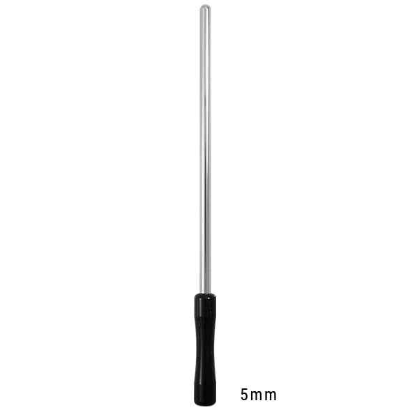 dilatateur urétral électrostimulant acier inoxydable 316 surface lisse trois tailles 5mm 7mm 9mm électrostimulation unipolaire sensations intenses étui transport