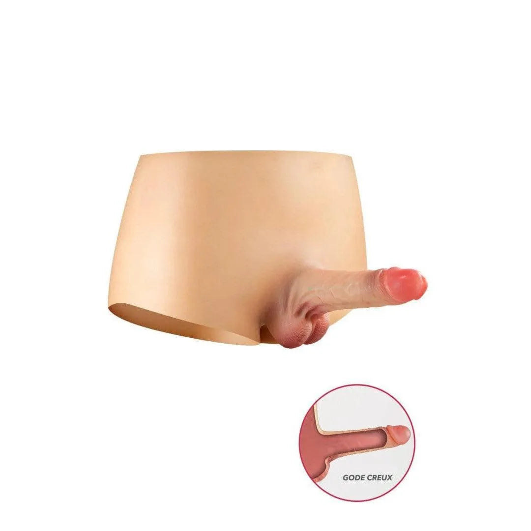 godemichet réaliste silicone ultra texturé gland veines testicules sensation peau naturelle longueur14cm diamètre35mm diamètre40mm tailleSM tailleLXL lavable hypoallergénique