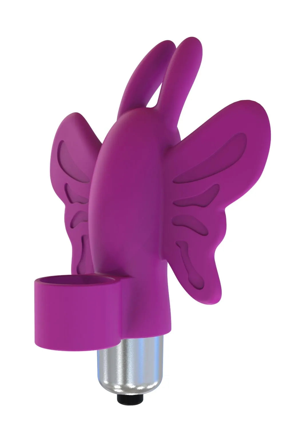 Doigt Chinois vibrant silicone doux flexible ABS résistant 10cm longueur 7cm largeur diamètre extensible insertion sécurisée piles FR44 incluses