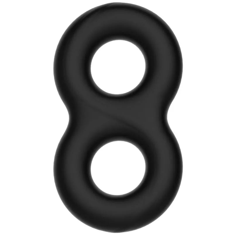 Double Anneau pénien Silicone médical ultra doux élastique ergonomique maintien testicules base érection prolongée intensité performance nettoyage facile hygiène