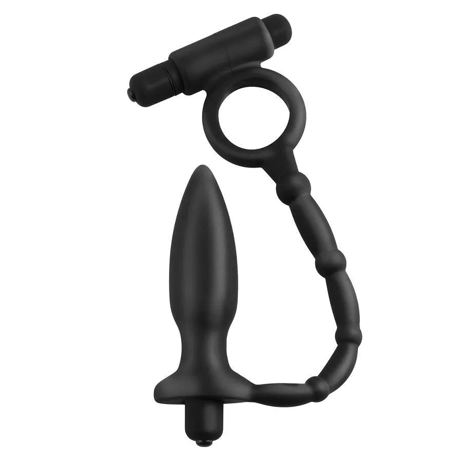 double anneau vibrant silicone hypoallergénique sans phtalates submersible balle vibrante amovible réglable retardateur éjaculation confort sécurité ergonomique compact intensité durable