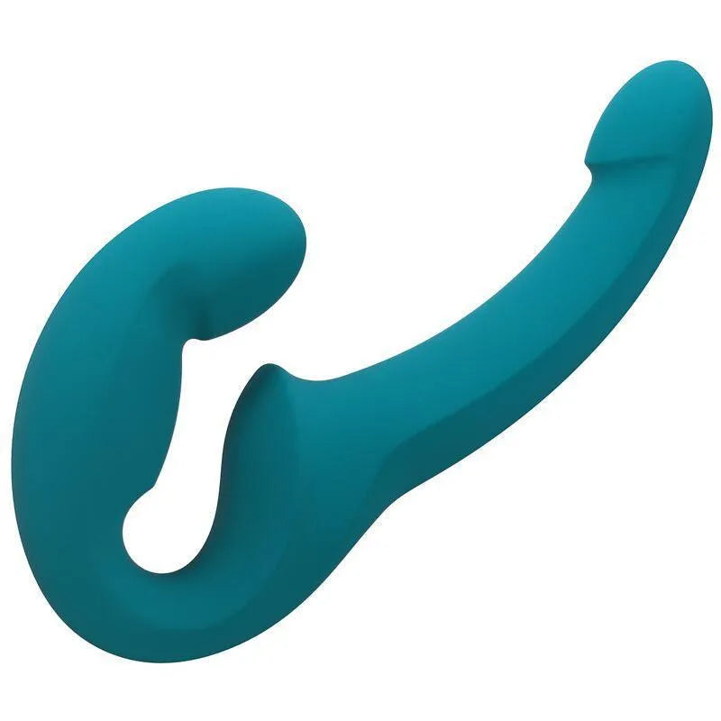 double gode léger silicone médical sans harnais stimulation intime ergonomique hypoallergénique hygiénique flexible portable précision ciblée 30cm diamètre
