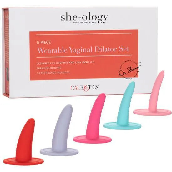ensemble dilatateurs vaginaux silicone hypoallergénique ergonomique profilés progressifs gradués insertion facile stimulation délicate base incurvée miniballe intégrée sans parfum phtalates