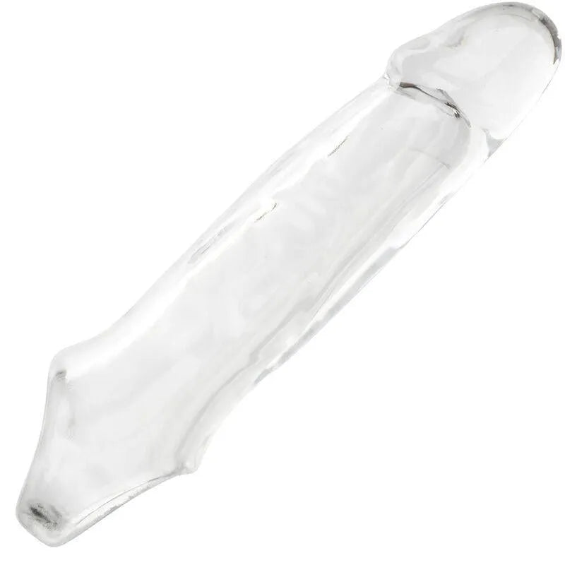 Extension Godemichet Transparente Performance Maxx Allongeante Épaississante Réaliste Tête Ultra Douce Creuse Sangle Scrotale Intégrée Hypoallergénique