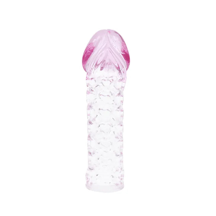 extension pénis crêtes élastomère flexible souple allongeante texturée stimulante antidérapante adaptative confortable réutilisable hygiénique discrète