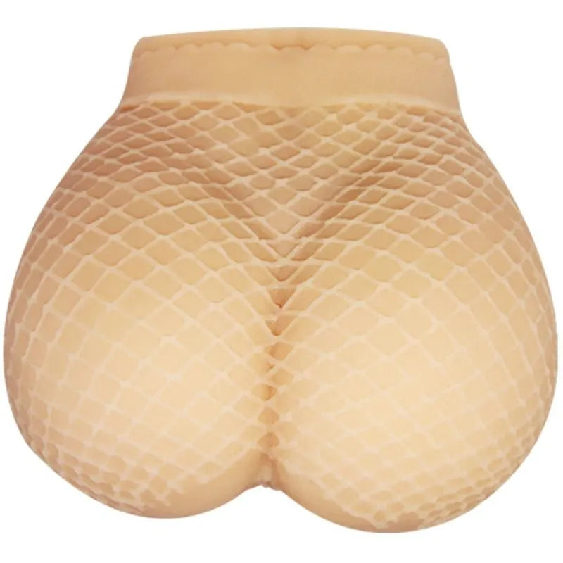 Masturbateur réaliste Fessier Sextoy en TPR et ABS, avec deux trous et vibrations, facile à nettoyer et entretenir.