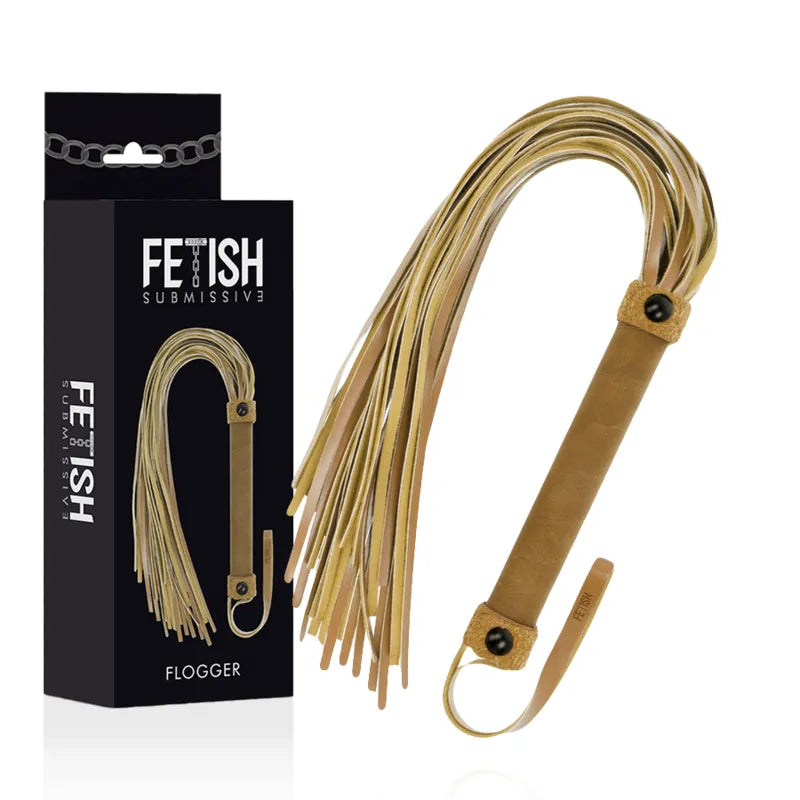 fouet cuir végan éthique haute qualité néoprène métal sans nickel poignée ergonomique prise main confortable robuste durable sensations douces fermes