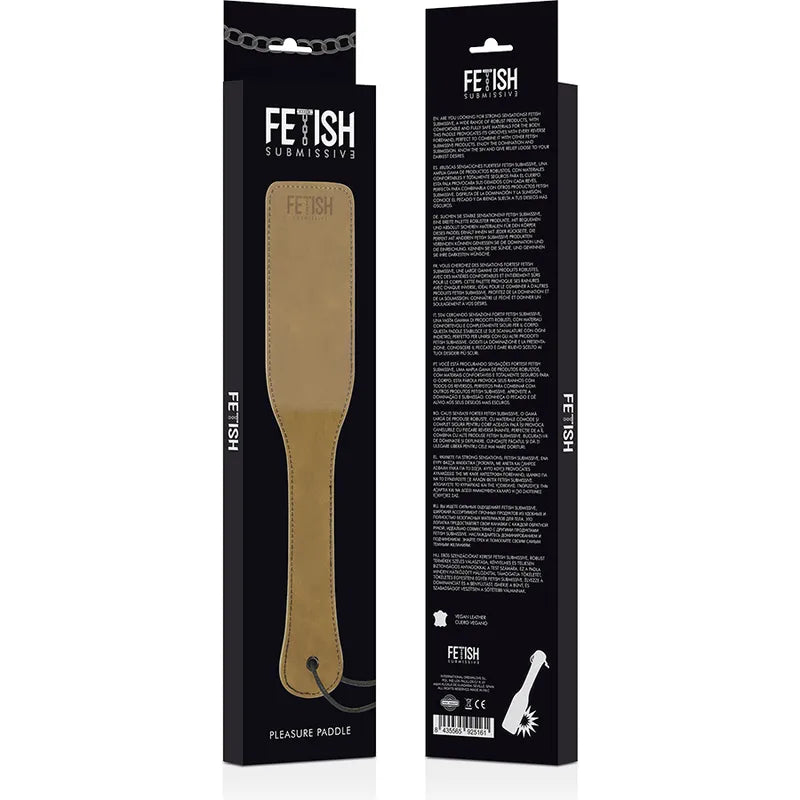 Fouet BDSM cuir végane noir, manche ergonomique, lanières robustes, idéal domination soumission, emballage discret.