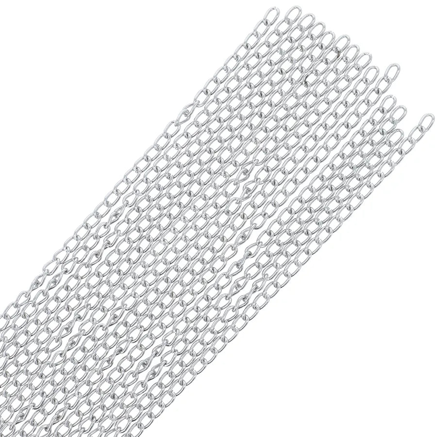 Chaînes métalliques argentées pour fouet bondage, design élégant et sophistiqué, poignée ergonomique pour précision et con...