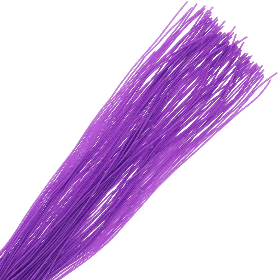 Fouet bondage lilas 45cm, poignée ergonomique, matériaux durables, idéal débutants BDSM, élégant et discret.