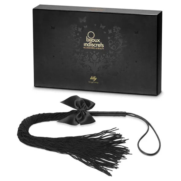 fouet franges douces soyeuses caresse sensuelle délicate stimulation indolore design élégant sophistiqué raffiné marque Bijoux Indiscrets initiation
