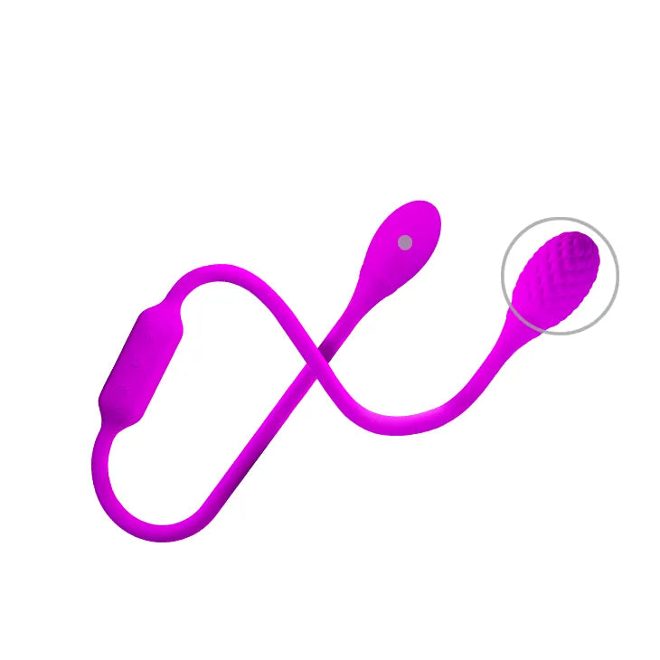 Fouet vibrant flexible rose, silicone, double extrémité, 12 modes vibration, pliable, ergonomique, pour couples.