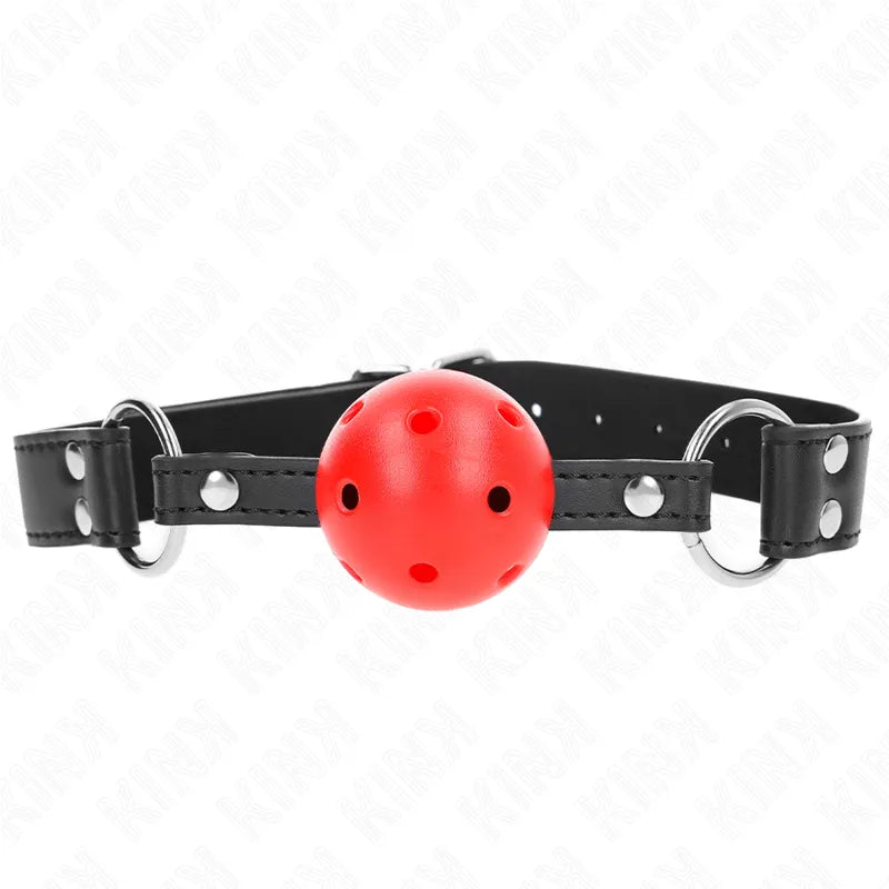 gags silicone doux souple hypoallergénique ergonomique sécurisé ajustable durable balle anneau mors tailles couleurs noir rouge débutant expérimenté