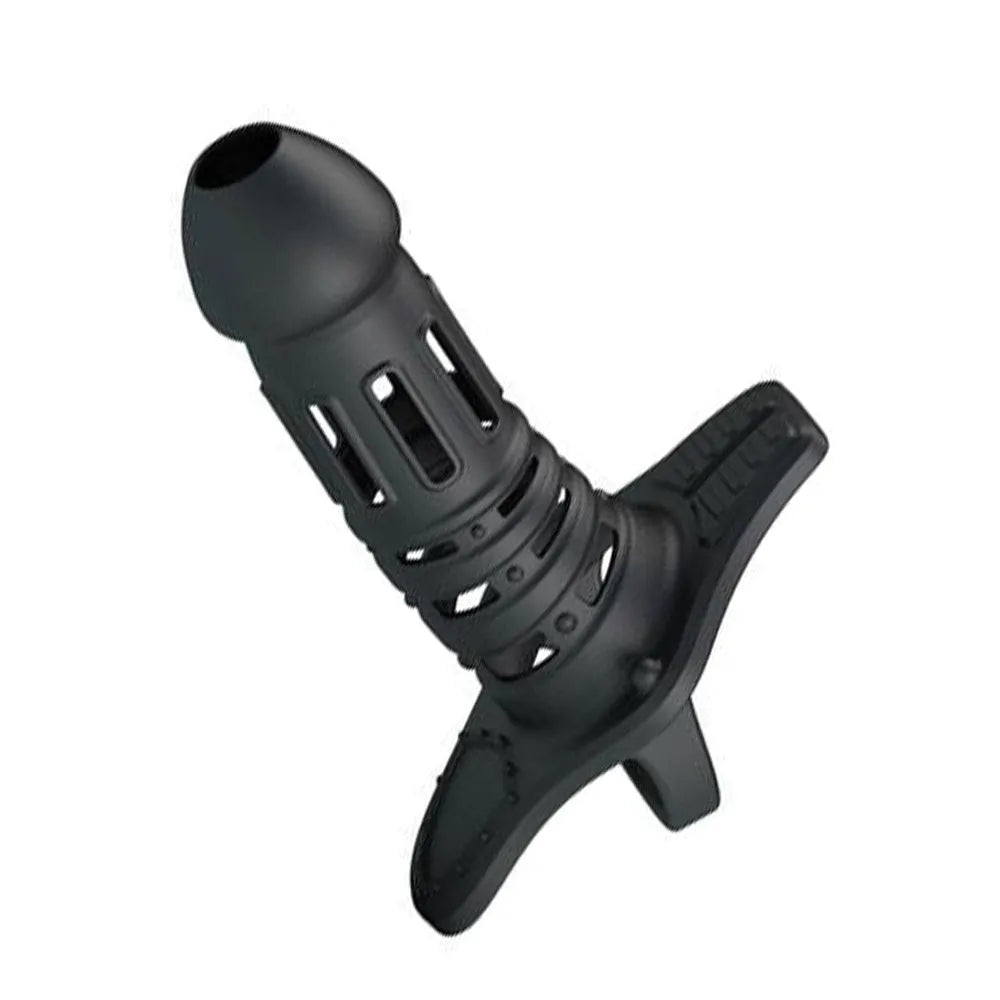 gaine silicone réaliste souple confortable extensible hypoallergénique médical réutilisable lavable prolongatrice érectile languette testiculaire stimulante discrète inodore