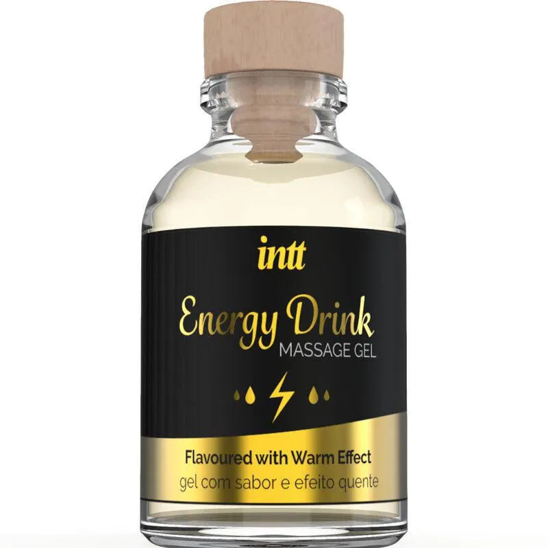 gel massage intime chauffant saveur énergisante embrassable oral sensations délicates zones sensibles vulve clitoris mamelons gland flacon compact trente millilitres