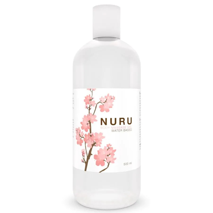 Gel Nuru base eau glissant soyeux inodore incolore stimulant enveloppant intime sensuel massage professionnel flacon500ml longue durée hypoallergénique
