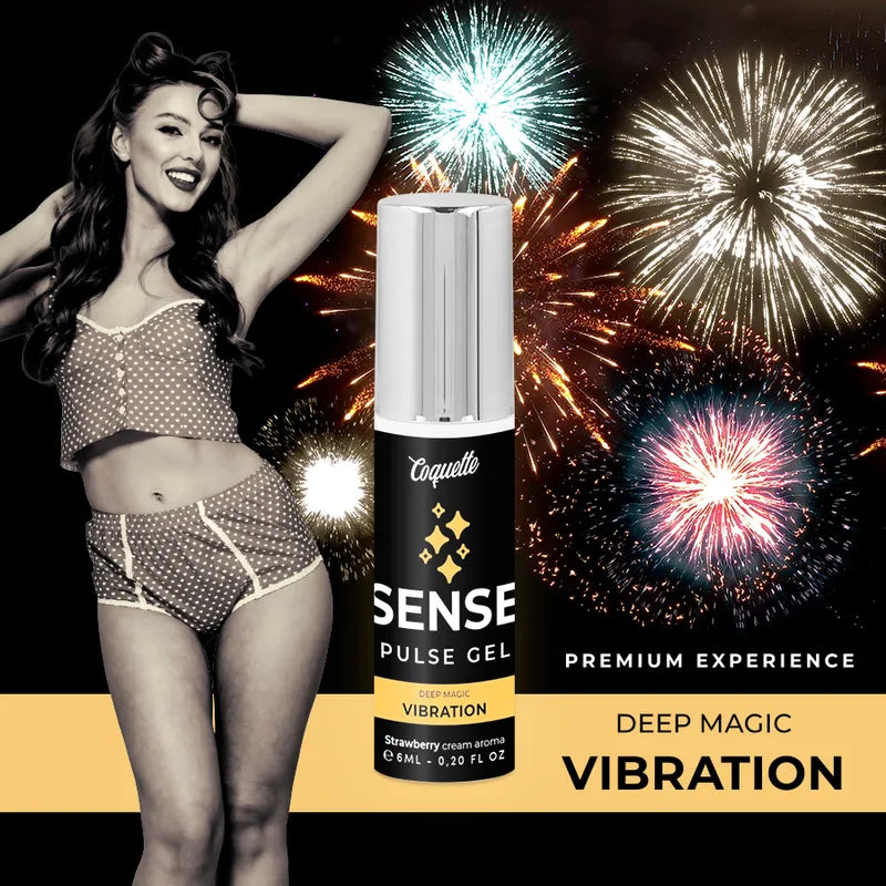 Gel massage érotique fraise, vibratoire, chauffant, goût gourmand, unisexe, naturel, végétalien, longue durée, discret.