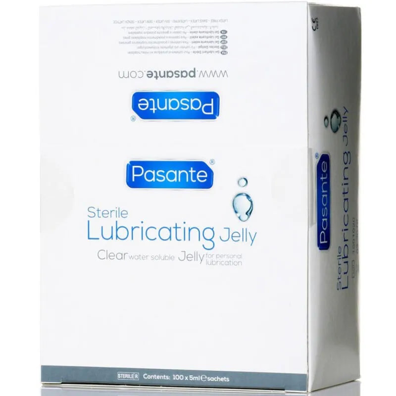 Gelée lubrifiante stérile inodore, sachets 5ml, boîte blanche, usage médical gynécologique et urinaire.