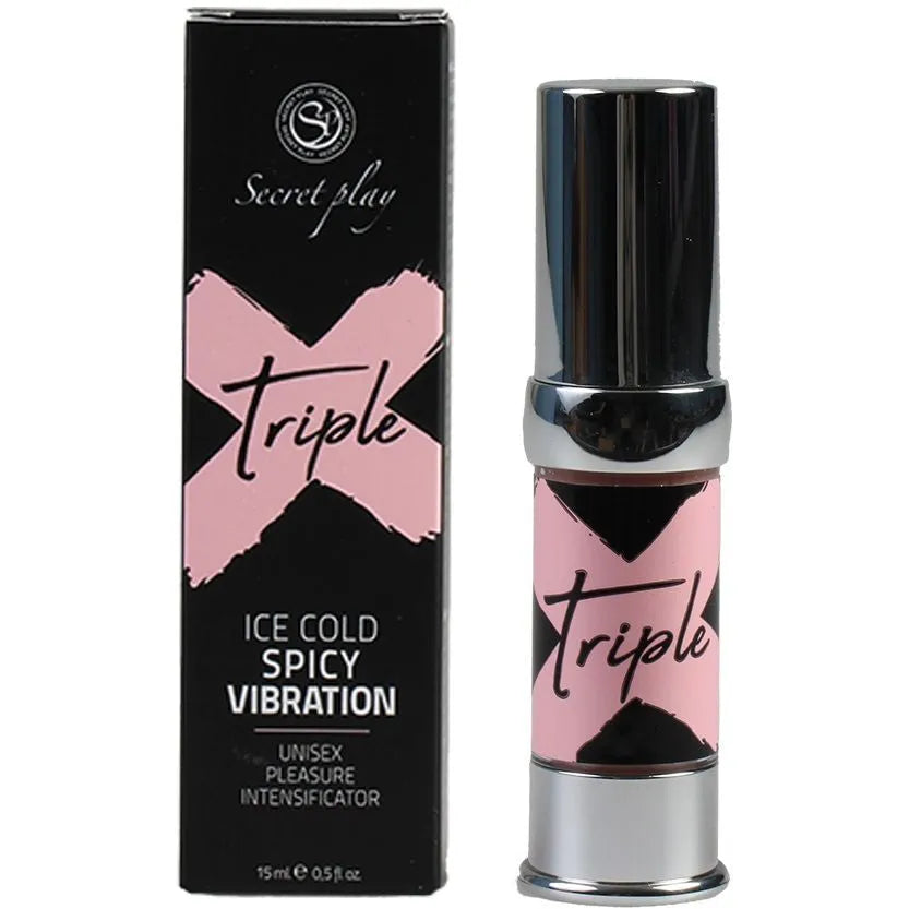 gel intensificateur plaisir naturel unisexe formulé ingrédients naturels rafraîchissant chauffant vibratoire triple sensations flacon pompe hygiénique 15ml végan origine espagnole