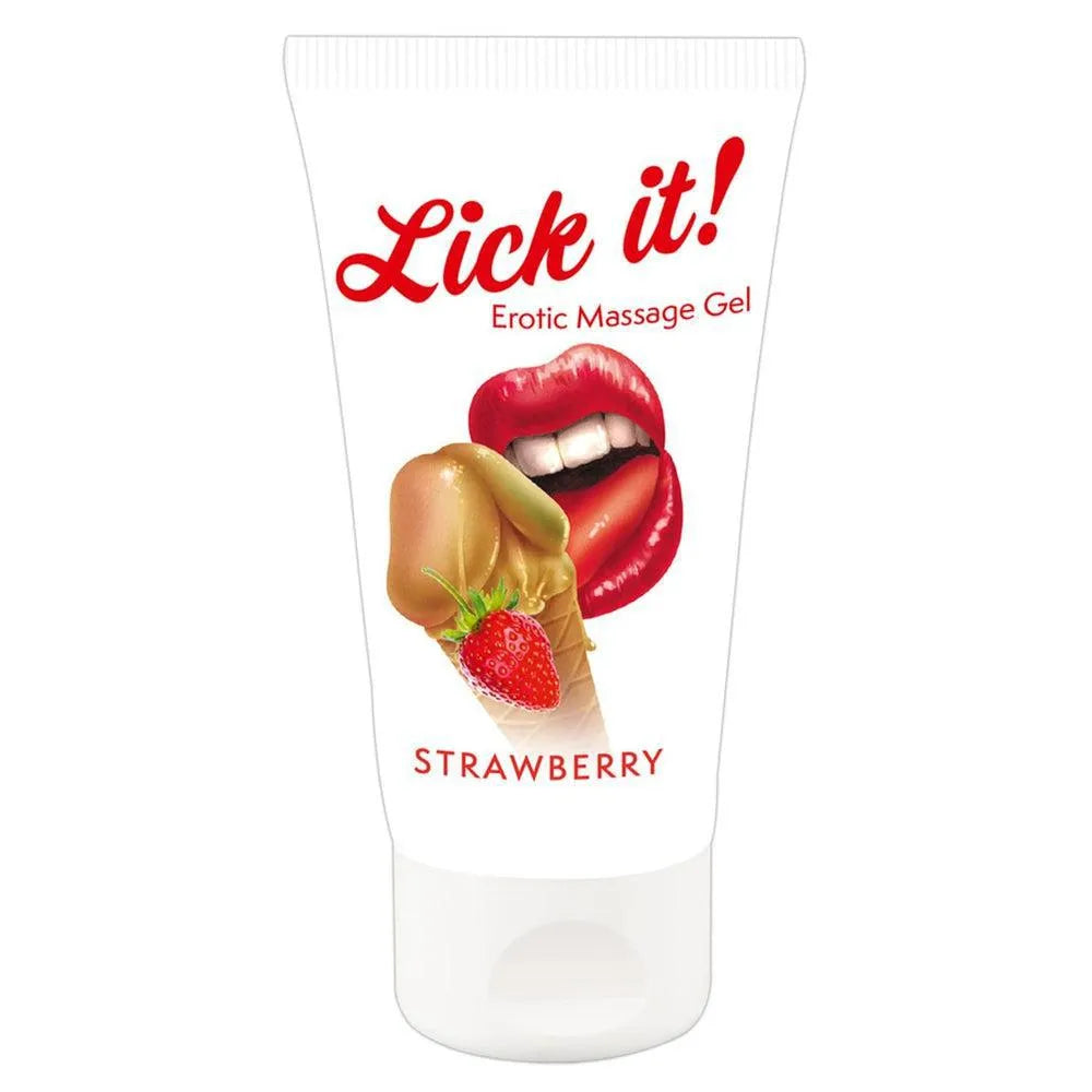 gel lubrifiant comestible saveur fraise base eau compatible préservatifs sextoys végétalienne naturel soyeux glissant nongras nontachant tube50ml portable discret